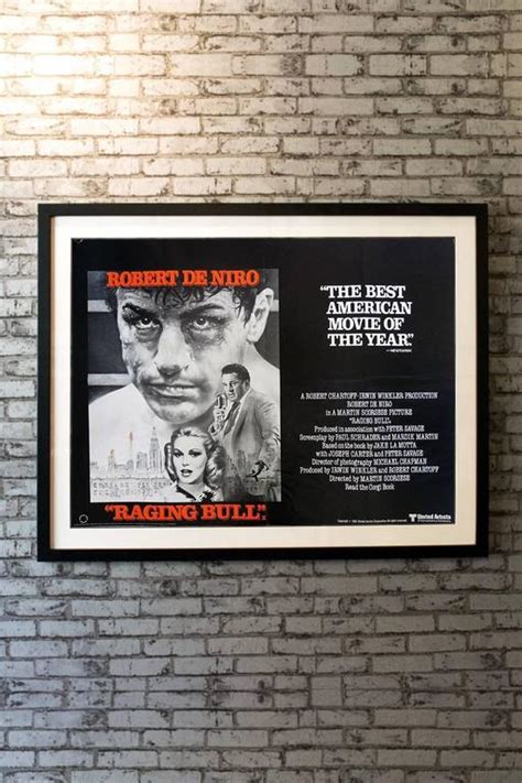 "Raging Bull" Film Poster, 1980 For Sale at 1stDibs