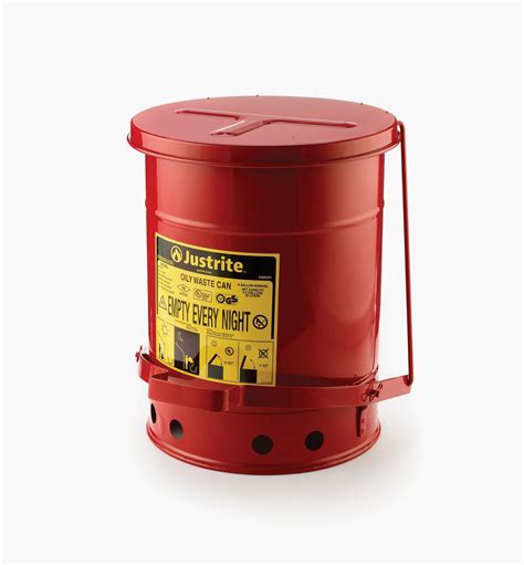 Metal Can for Flammable Waste | Fire hazard, Hazardous waste, Waste collection