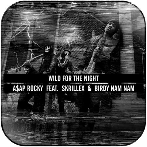 ASAP Rocky Wild For The Night Album Cover Sticker Album Cover Sticker