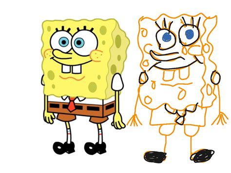 How To Draw Spongebob Squarepants - Step by step tutorial on how to ...