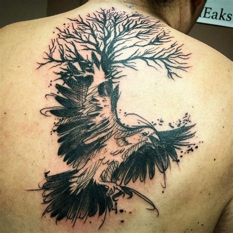 101 Amazing Crow Tattoo Designs You Need To See! | Outsons