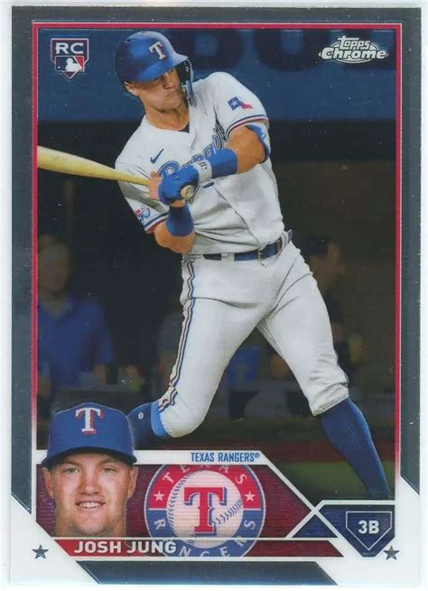 MLB 2023 Topps Chrome Single Card Josh Jung 93 Rookie - ToyWiz