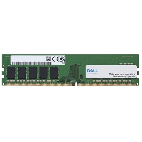 Dell Memory Upgrade - 8 GB - 1Rx8 DDR4 UDIMM 2666 MT/s ECC (Not compatible with Non-ECC and ...