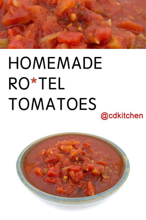 Homemade RoTel Tomatoes Recipe | CDKitchen.com