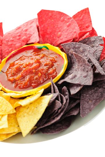 Tortilla Chips And Salsa Fresh, Salsa, Garnish, Crisps PNG Transparent Image and Clipart for ...