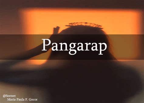 Pangarap - Tagalog Sad Love Quotes