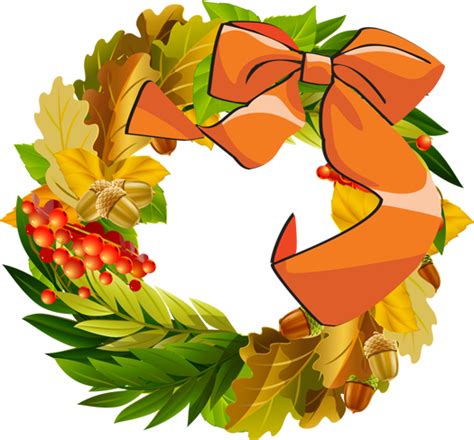 Fall Wreaths Cliparts: Add a Touch of Seasonal Charm to Your Designs