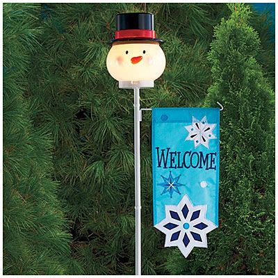 60" Lamp Post Snowman with Banner at Big Lots. | Christmas lamp post, Christmas lamp, Outdoor ...