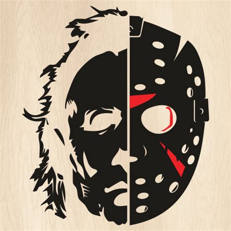 Jason Michael Myers SVG | Jason Voorhees PNG | Michael Myers vector File | PNG, SVG, CDR, AI ...