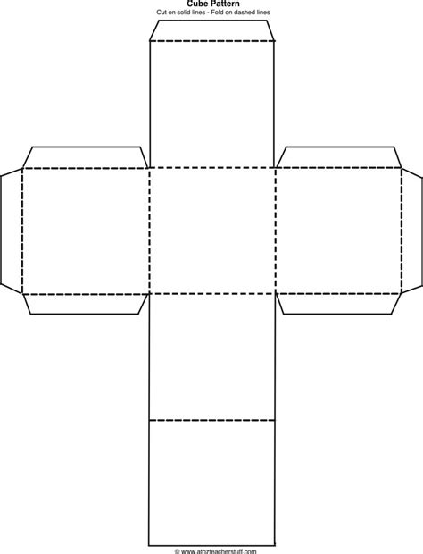 Free Cube Template - PDF | 31KB | 1 Page(s)