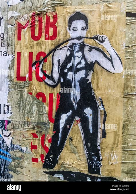 Soho street art, London Stock Photo - Alamy