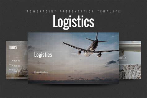 Logistics PPT (7336) | Presentation Templates | Design Bundles