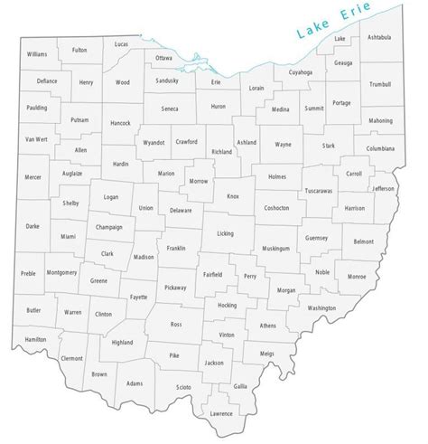 Ohio County Map - GIS Geography