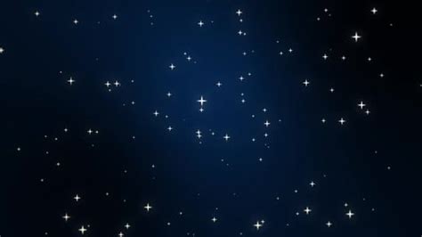 Night Sky Full Stars Animation Made Stock Footage Video (100% Royalty ...