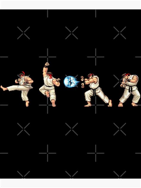 "Street Fighter 2 II - Retro Legacy Original Ryu Moves HADOUKEN SHORYUKEN TATSUMAKI SENPUUKYAKU ...