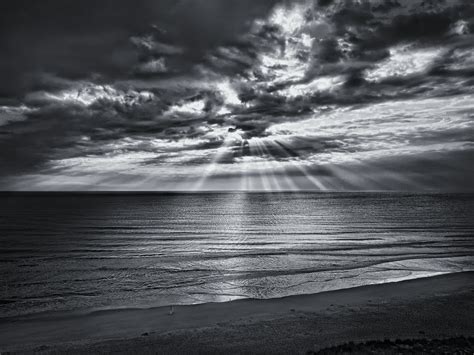 Black and White Beach Rays of Light wallpaper – The day in conservative conspiracy theories ...