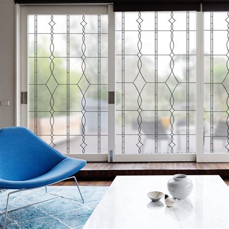 Allure Leaded Glass | Privacy Window Film (Static Cling) | Window Film World