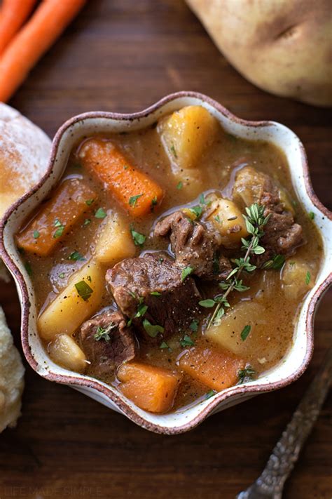 Vegetable Beef Stew {Hearty + Delicious} - Life Made Simple