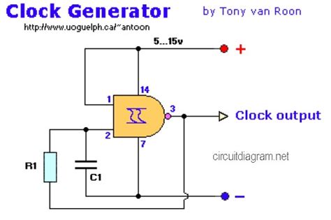 Clock Generator Circuit Diagram – Electronic Schematic Diagram