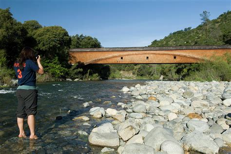 Bridgeport Covered Bridge At The South Photograph by Josh Miller ...