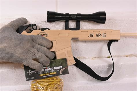 Jr. AR-15 Combat Rifle w/ Scope & Sling + Ammo | GL2JRAR15SS | Magnum – ProTinkerToys.com