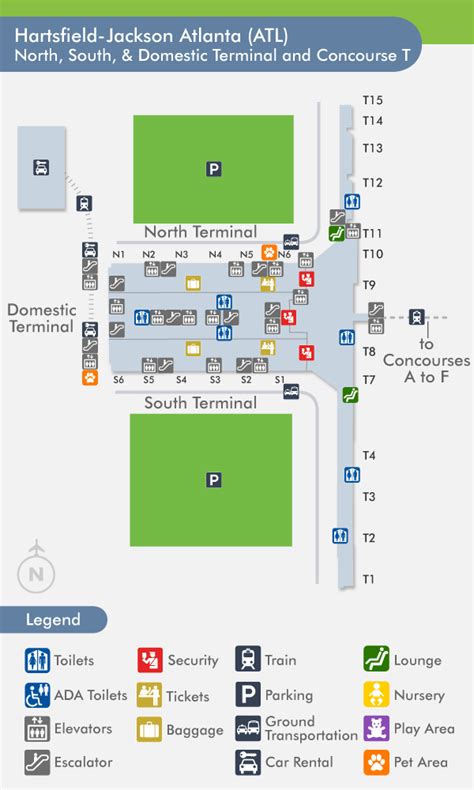 TravelNerd - North, South, Main, and Concourse T