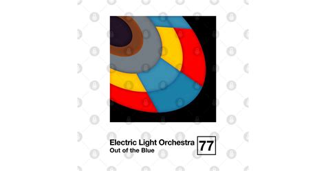 ELO Out Of The Blue / Minimalist Style Graphic Artwork Design - Elo - T ...