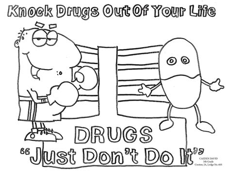 Creative Photo of Drug Awareness Coloring Pages - vicoms.info
