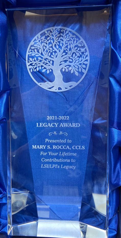 Legacy Award - Legal Professionals, Inc. - LPI : Legal Professionals ...