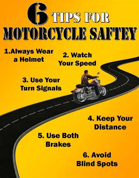 6 Tips for Motorcycle Safety #motorcycle #safety #infographic | Motorcycle safety, Motorcycle ...