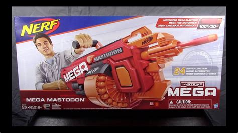 Nerf N-Strike MEGA Mastodon - Packaging - YouTube