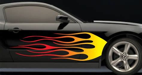 Car decals, Flame decals, Custom cars