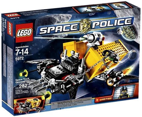 LEGO Space Police Space Truck Getaway Set 5972 Container Heist - ToyWiz