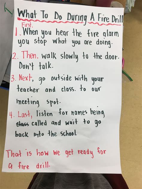 Fire drill procedure | Fire drill procedures, School safety, Preschool ...