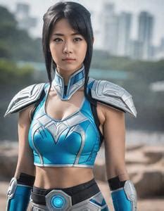 Sub Zero Female Cosplay Fancy Dress. Face Swap. Insert Your Face ID:892909