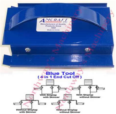 Amcraft 1102 Blue 1" Kerfing Duct Board Tool 4in1 Tool 4 different end ...