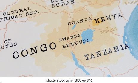 Realistic Map Congo Stock Photo 1830764741 | Shutterstock