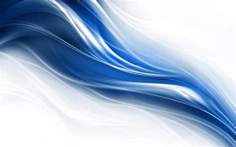 Blue And White Abstract Wallpaper