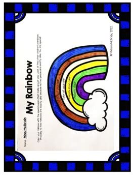 My Rainbow: All About Me Lesson! by This By Melis | TPT