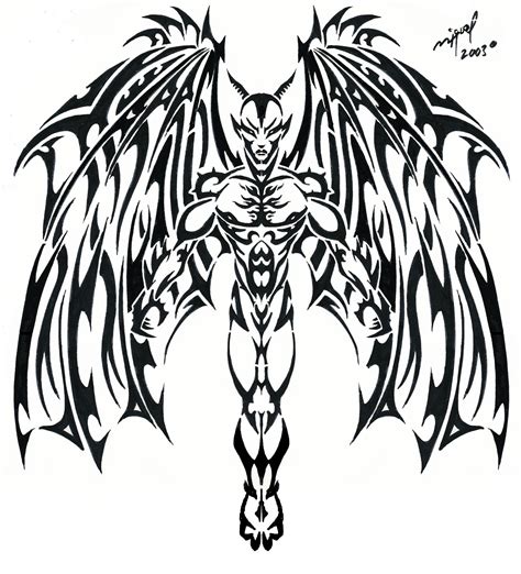 Devil Wings Drawing at GetDrawings | Free download