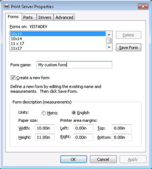 Add Custom Paper Size To Pdf Printer - professionalmaster