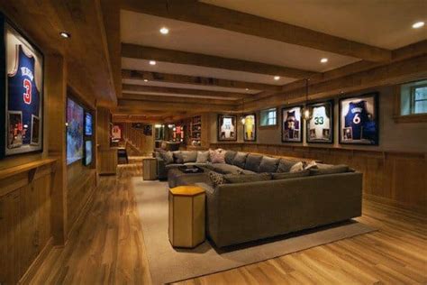 Top 70 Best Finished Basement Ideas - Renovated Downstairs Designs