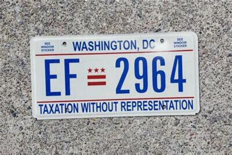 The official Washington DC license plate : r/mildlyinteresting