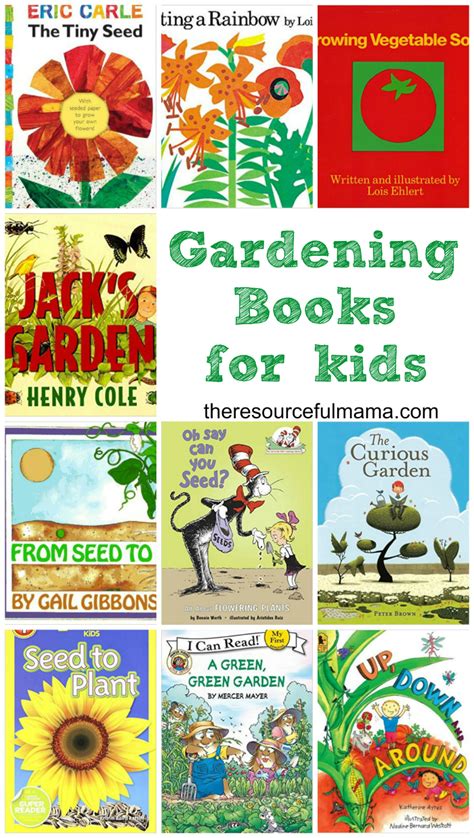 Educational and Fun Gardening Books for Kids | Preschool books, Gardening books, Toddler books