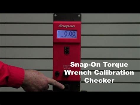 Snap-On Torque Wrench Calibration Checker | RPTS - YouTube