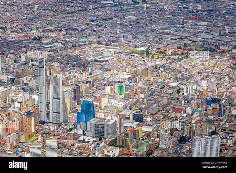 Skyline, downtown, Bogota, Colombia Stock Photo - Alamy