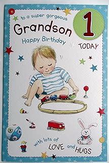 Amazon.co.uk: grandson 1st birthday cards