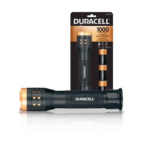 1000 Aluminum Focusing LED Flashlight - Duracell Lights