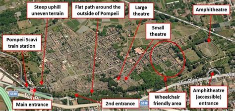 Pompeii Ruins Map