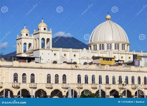 San Salvador Cathedral stock photo. Image of america - 110763820